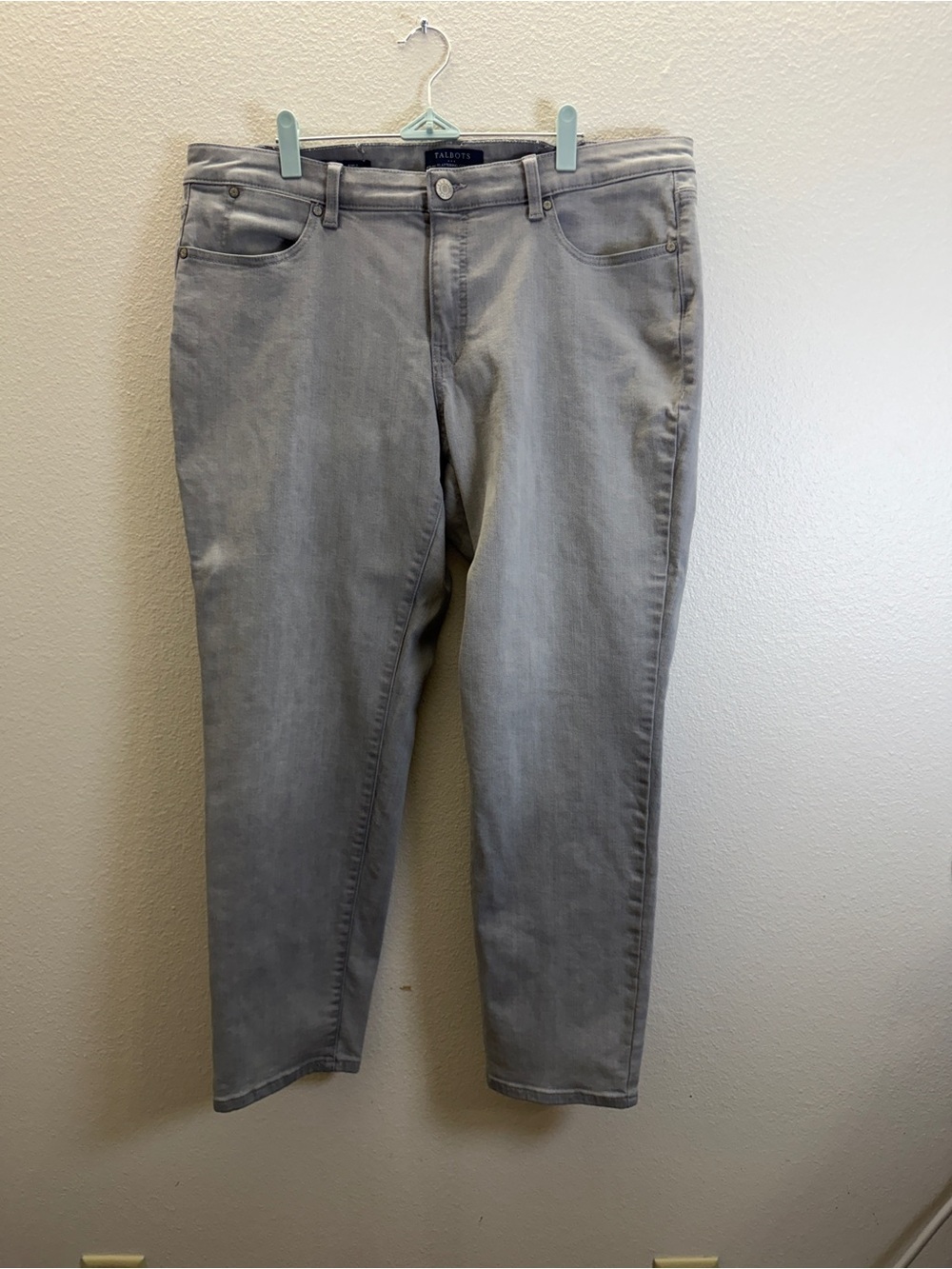 Talbots Light Gray Ankle Jeans